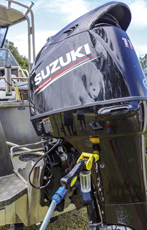 Outboard maintenance Flushing your engine The Fishing site